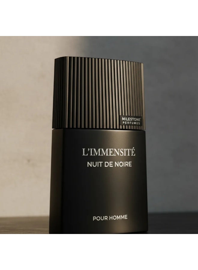 Milestone L’Immensite Nuit De Noire - For Men - EDP - 100ml - Image 5